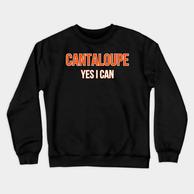 Cantaloupe Crewneck Sweatshirt by Pretty Good Shirts